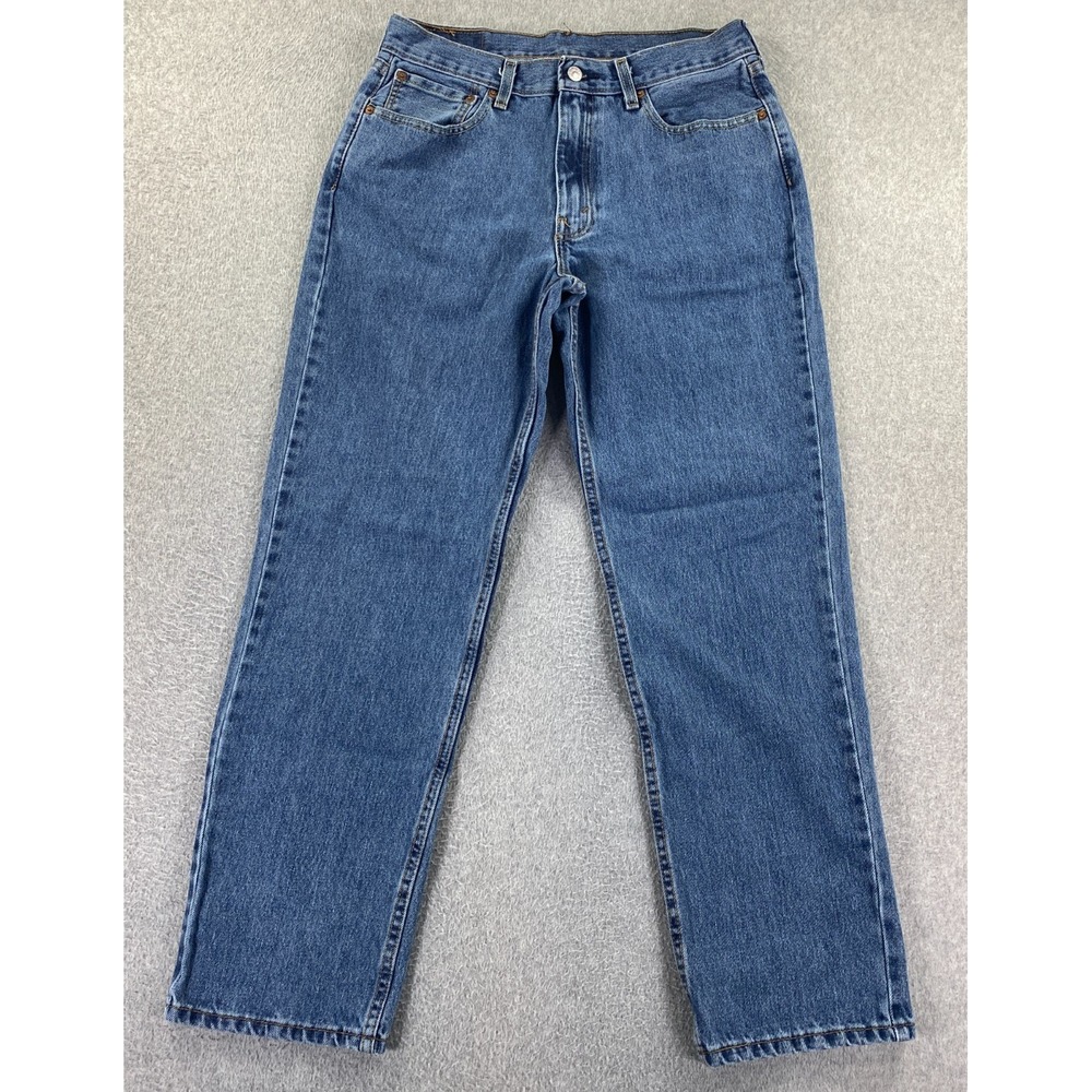 LEVI'S 550 Mens Jeans 33x32 (Fits 32x31) Relaxed Fit Medium Wash 100% Cotton